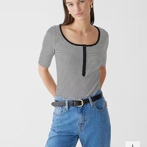 J.Crew Rib Henley
